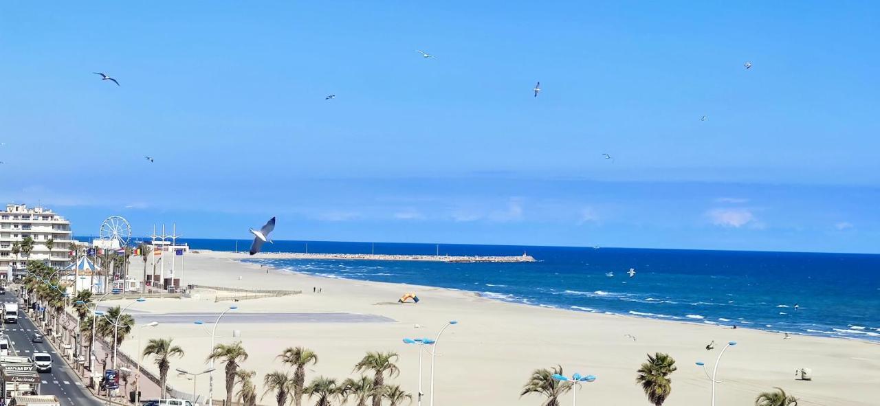 Belle Vue Mer Canet Plage Acces Piscine Couverte Et Chauffee Exterior foto