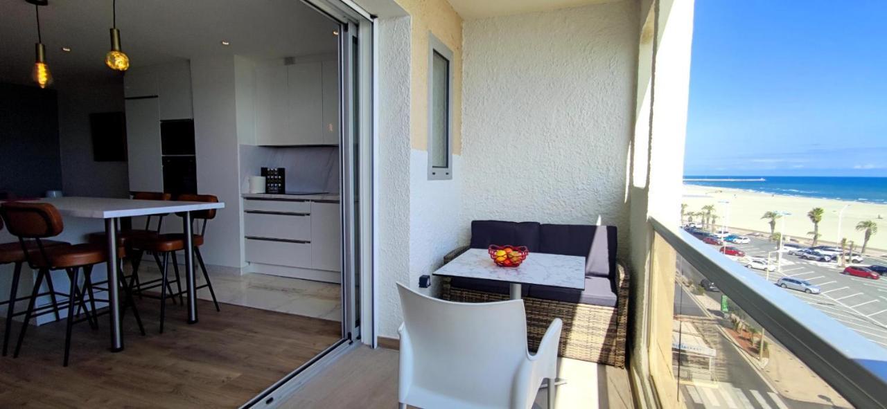 Belle Vue Mer Canet Plage Acces Piscine Couverte Et Chauffee Exterior foto